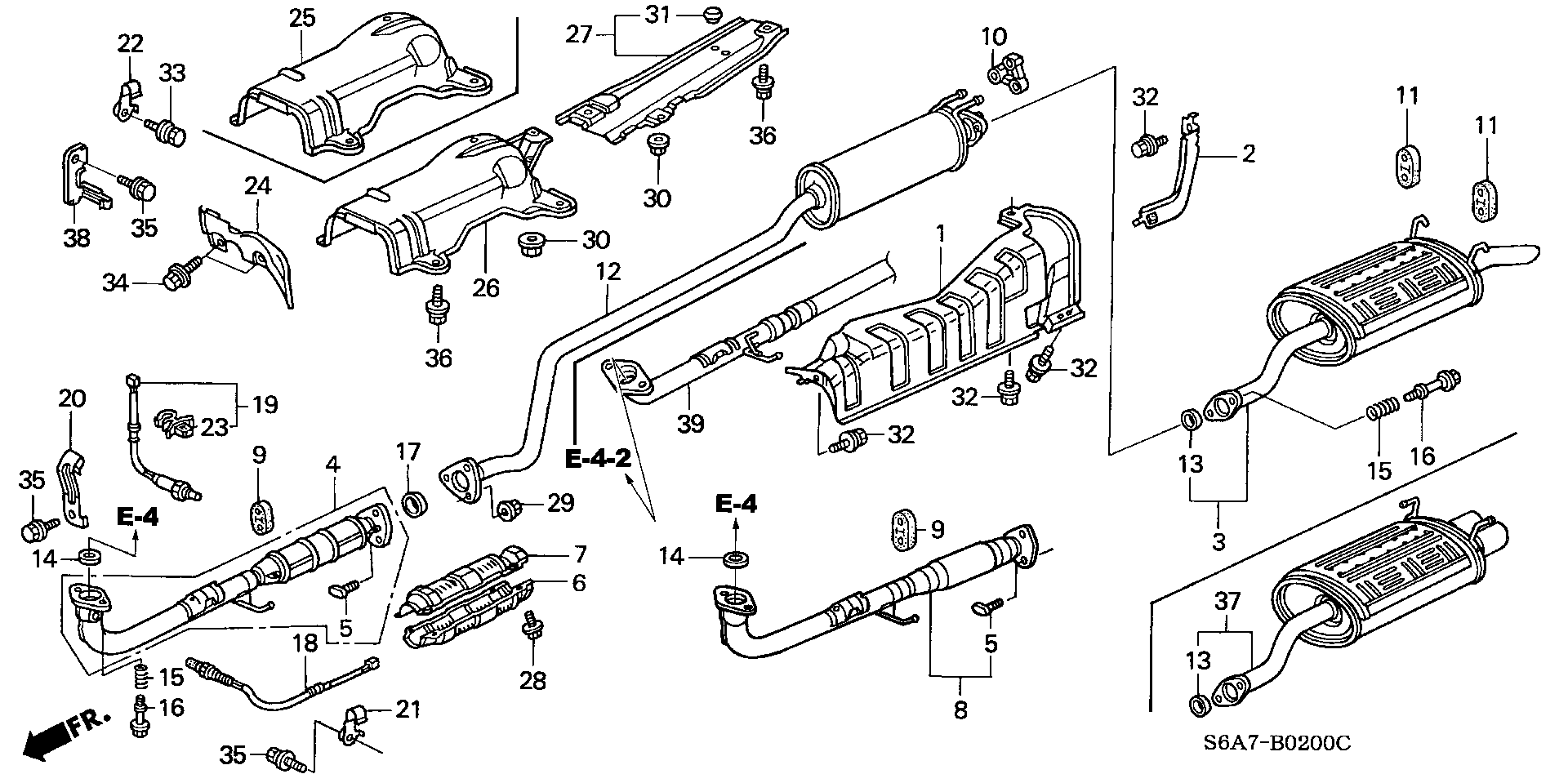 Honda 18393-SH3-S00 - Уплътнителен пръстен, изпуск. тръба vvparts.bg