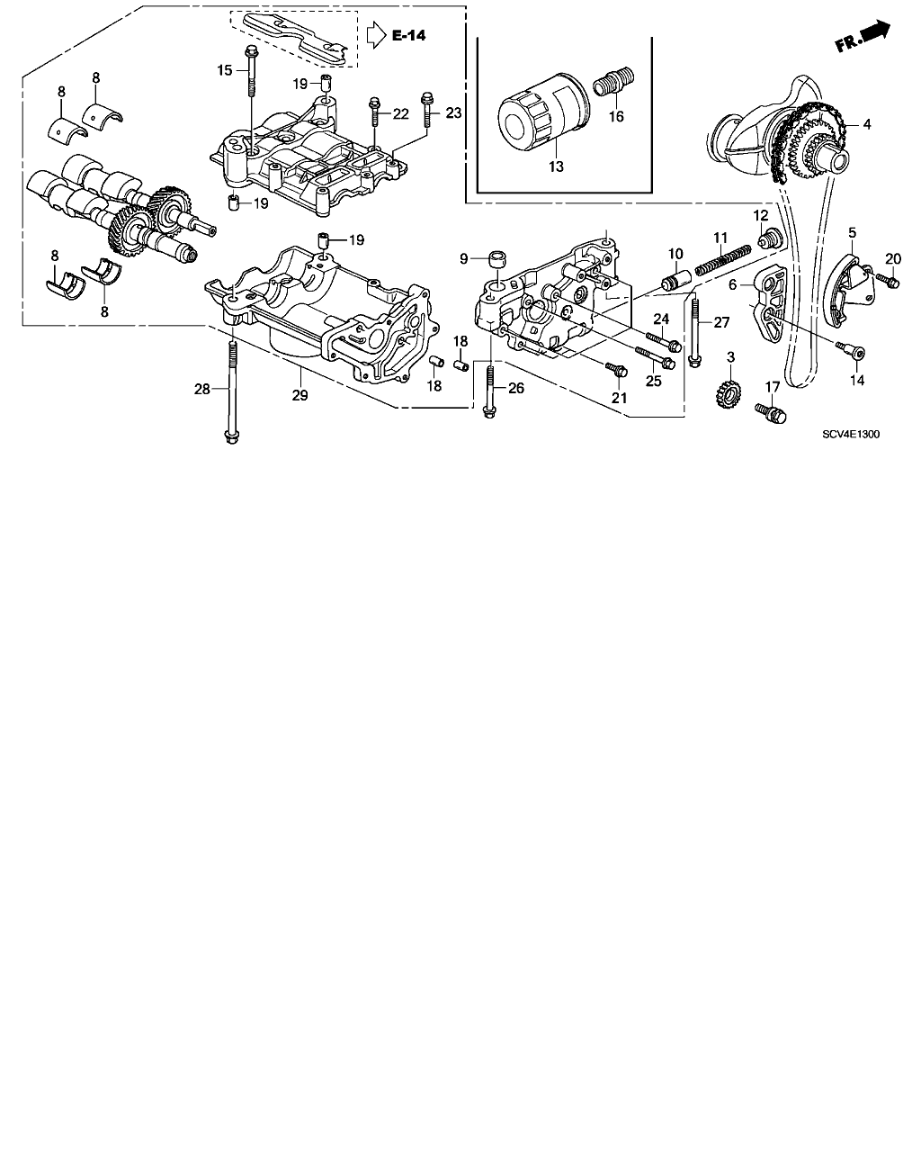 Honda 15400-PLM-A01 - Маслен филтър vvparts.bg