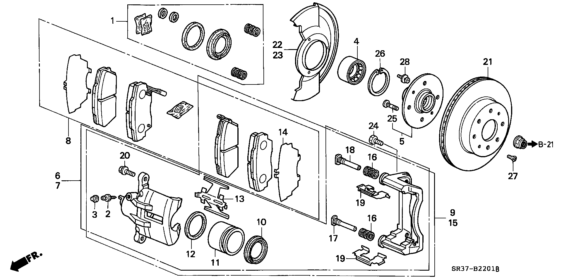 ACURA 45251-SB2-752 - Спирачен диск vvparts.bg