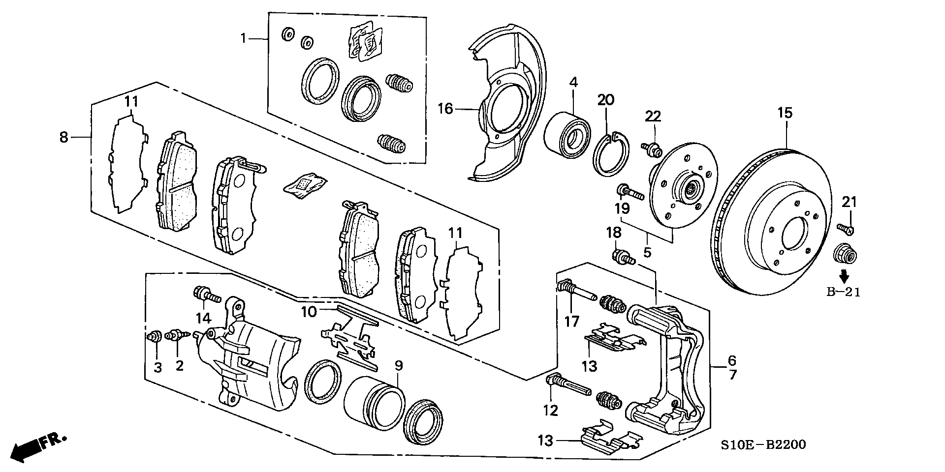 Honda 45251-S2H-N00 - Спирачен диск vvparts.bg