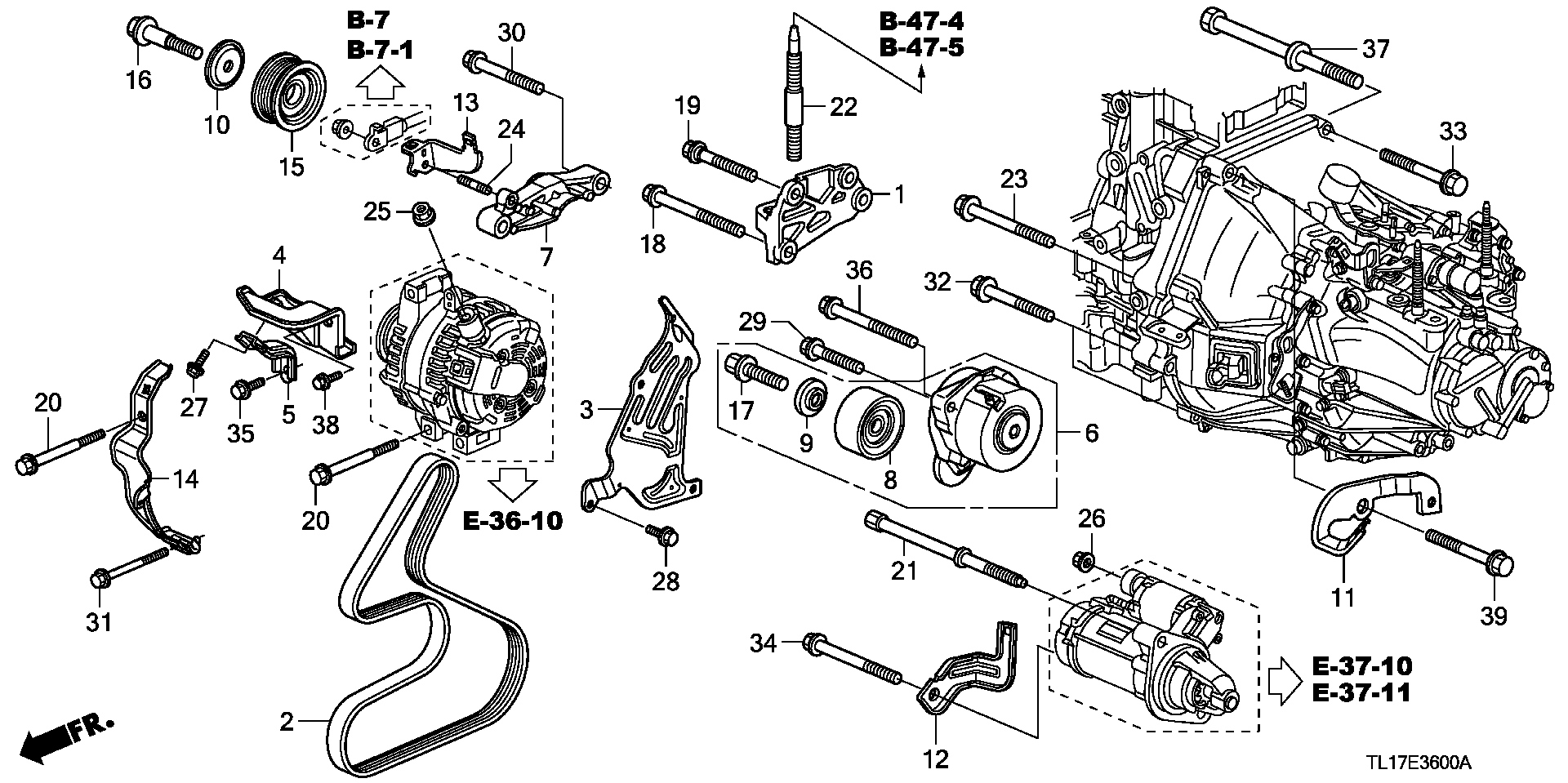 TOYOTA 31110RL0G51 - Пистов ремък vvparts.bg