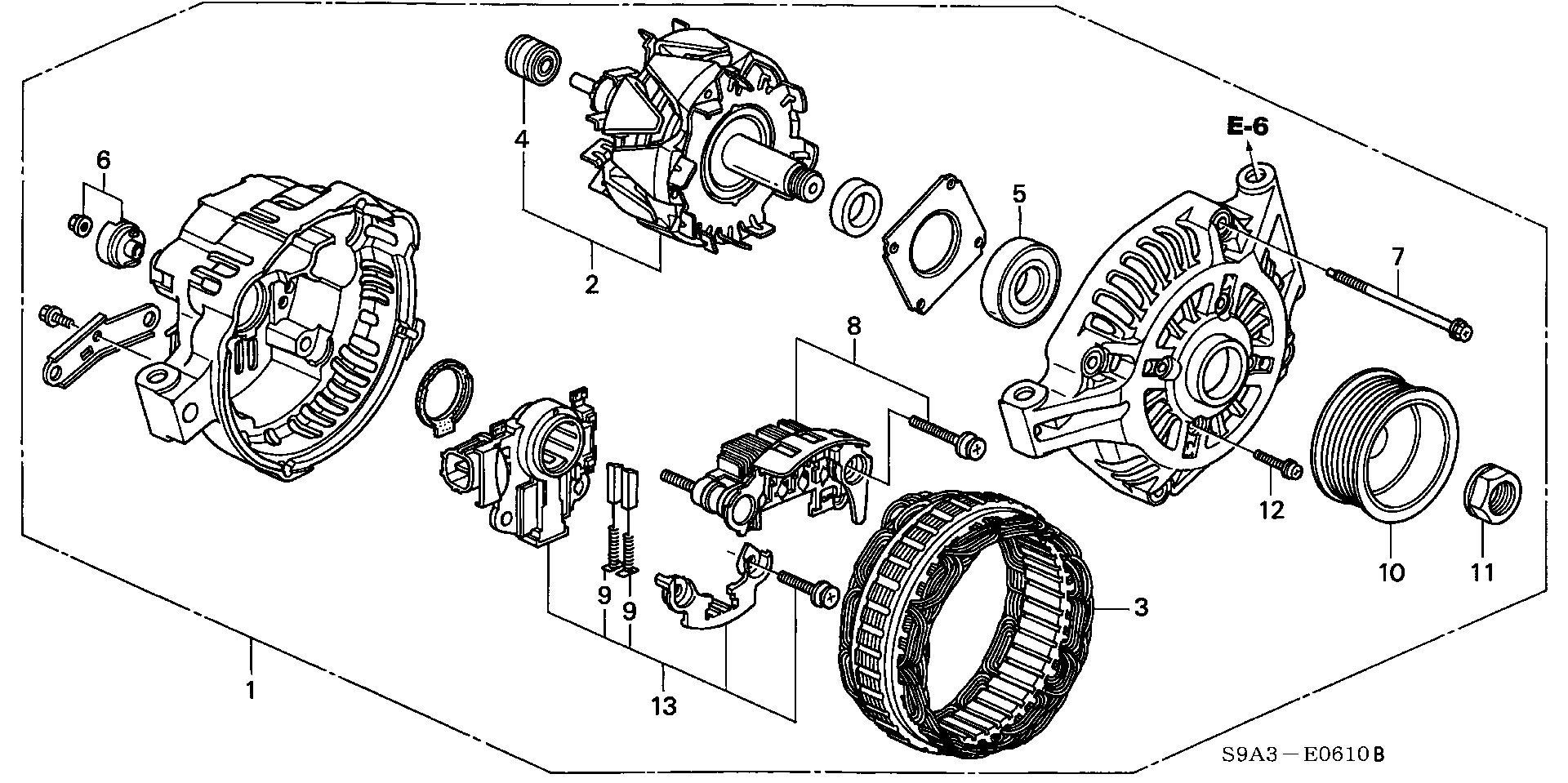 ACURA 31100-PND-004 - Генератор vvparts.bg