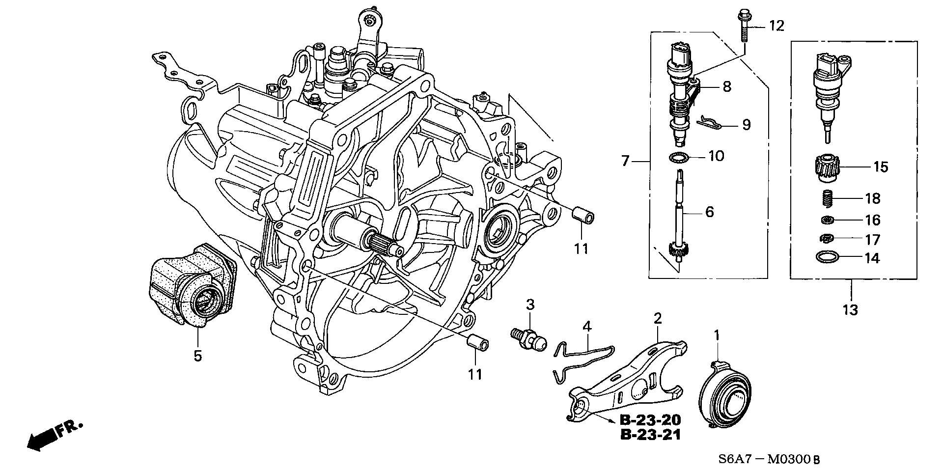 Honda 22810-PLW-005 - Аксиален лагер vvparts.bg