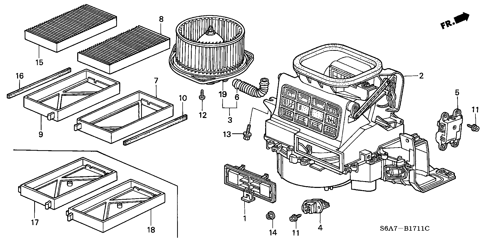 Honda 80292-SCA-G01 - Филтър купе (поленов филтър) vvparts.bg