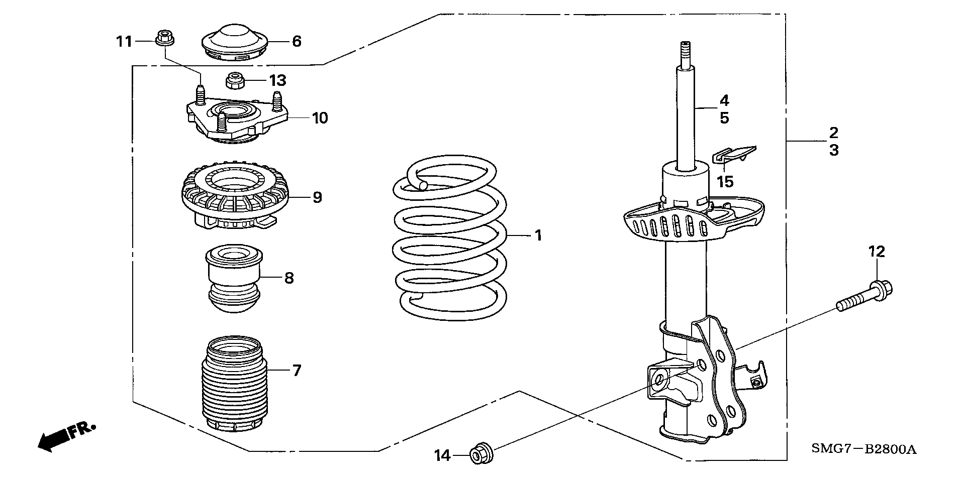 Honda 51726-SMG-E02 - Тампон на макферсън vvparts.bg