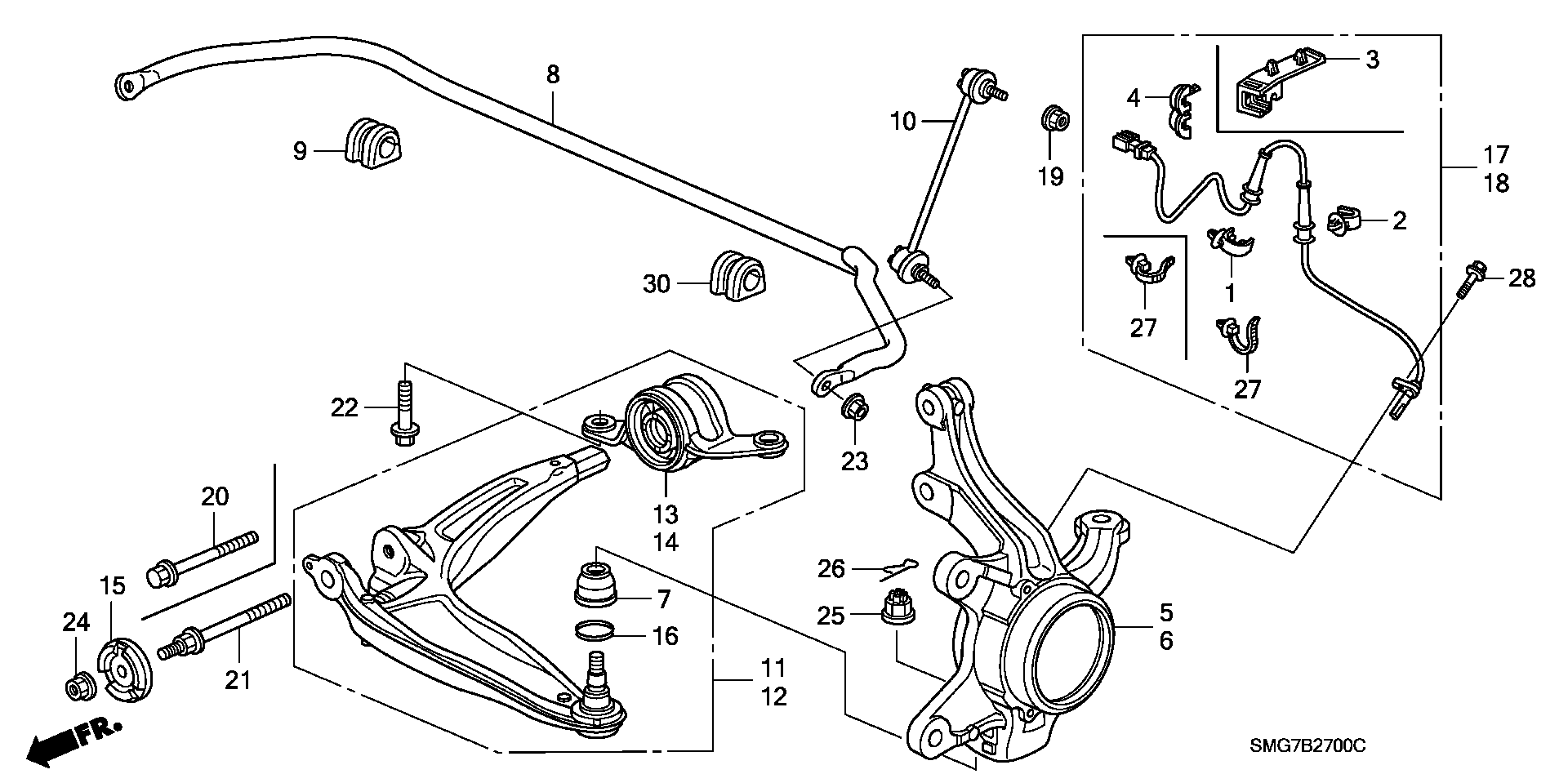 KIA 51320SMGE01 - Ъглов шарнир, надлъжна кормилна щанга vvparts.bg