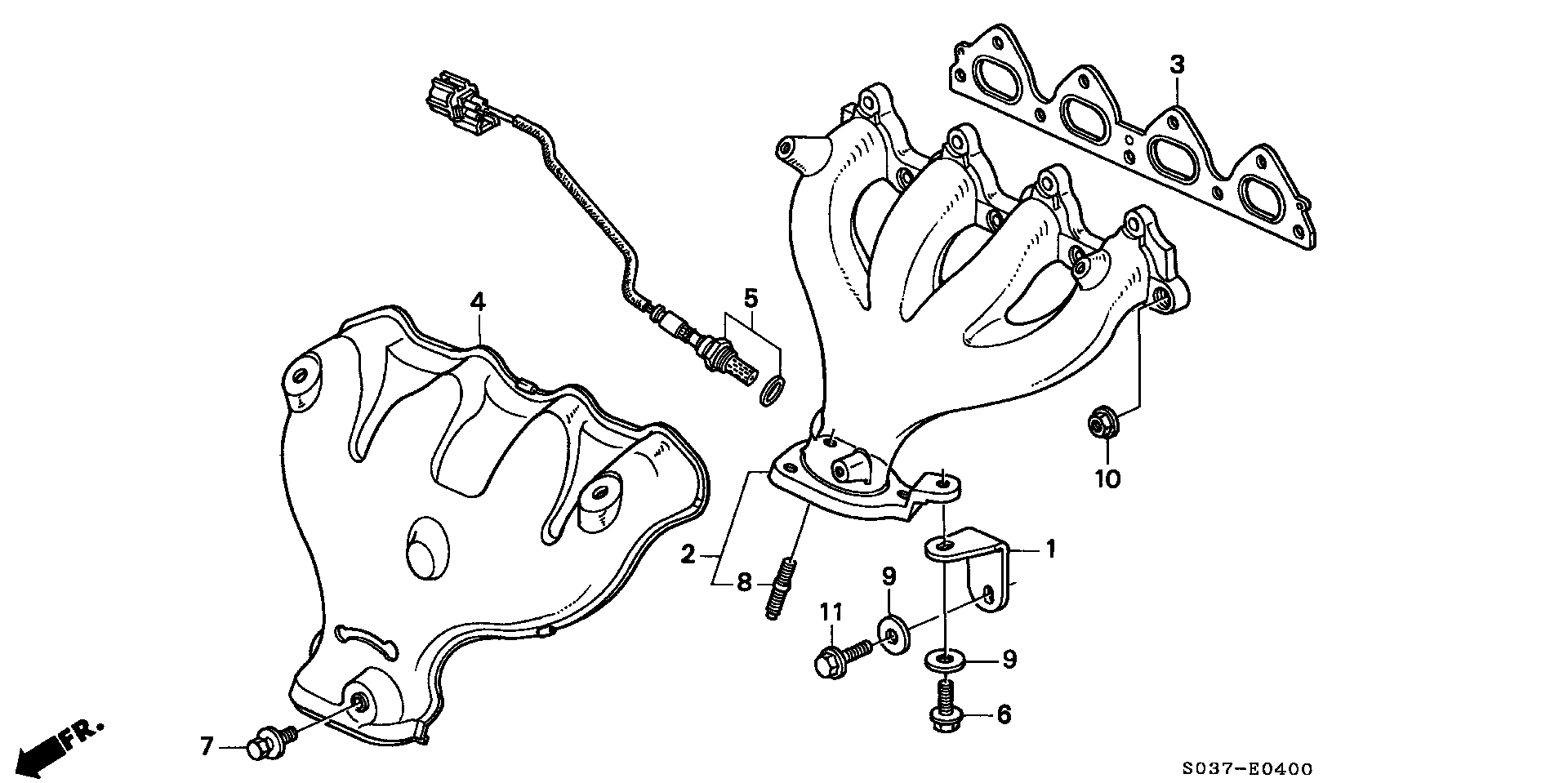 Honda 36 531 P3Y G01 - Ламбда-сонда vvparts.bg