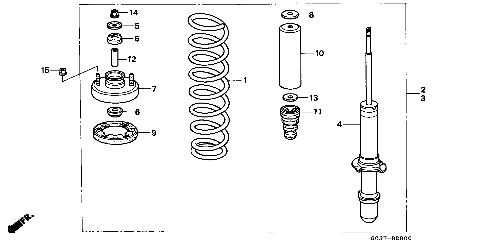 Honda 51605-S04-J01 - Амортисьор vvparts.bg