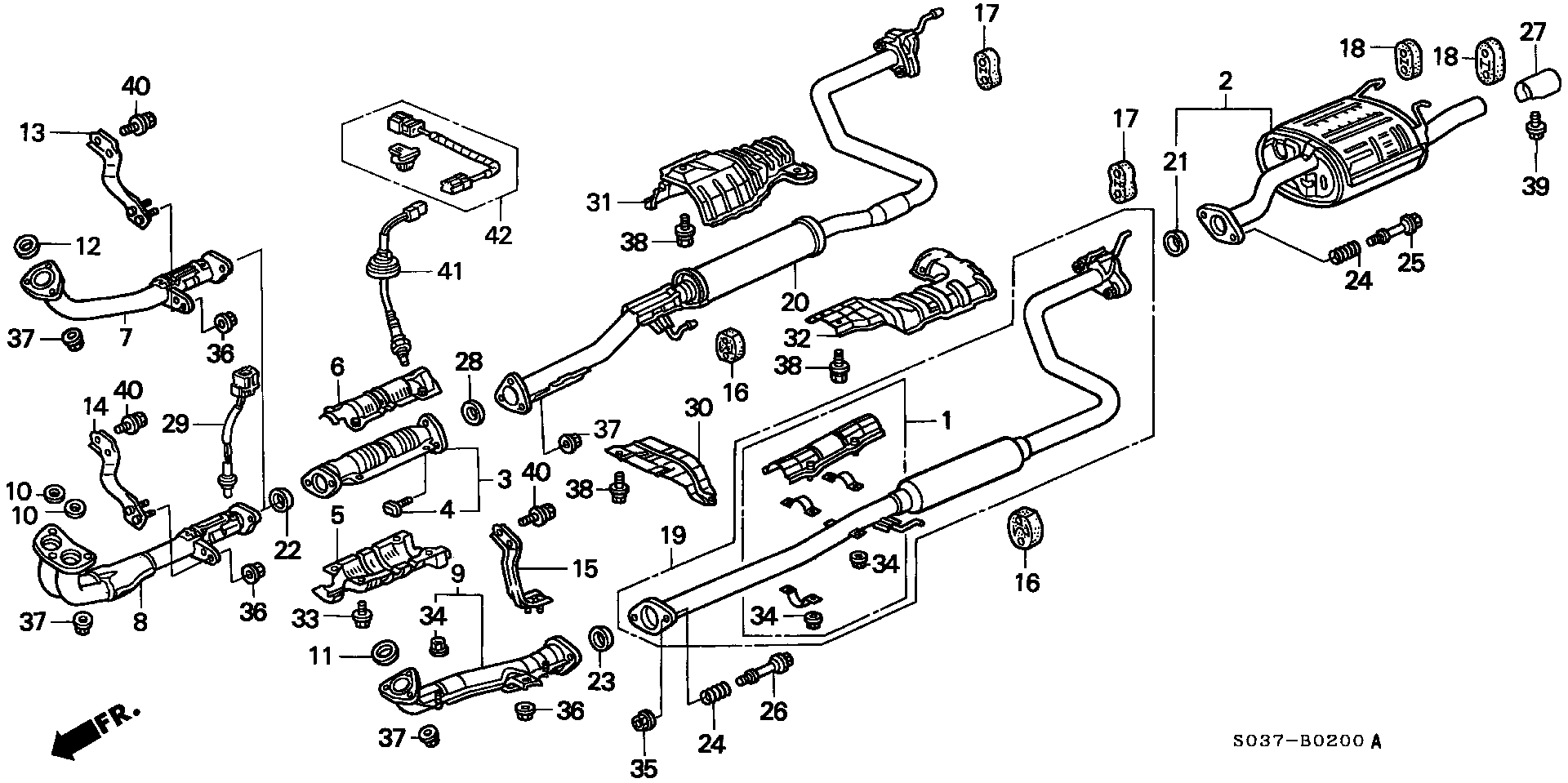 Honda 18229-S04-X11 - Уплътнителен пръстен, изпуск. тръба vvparts.bg