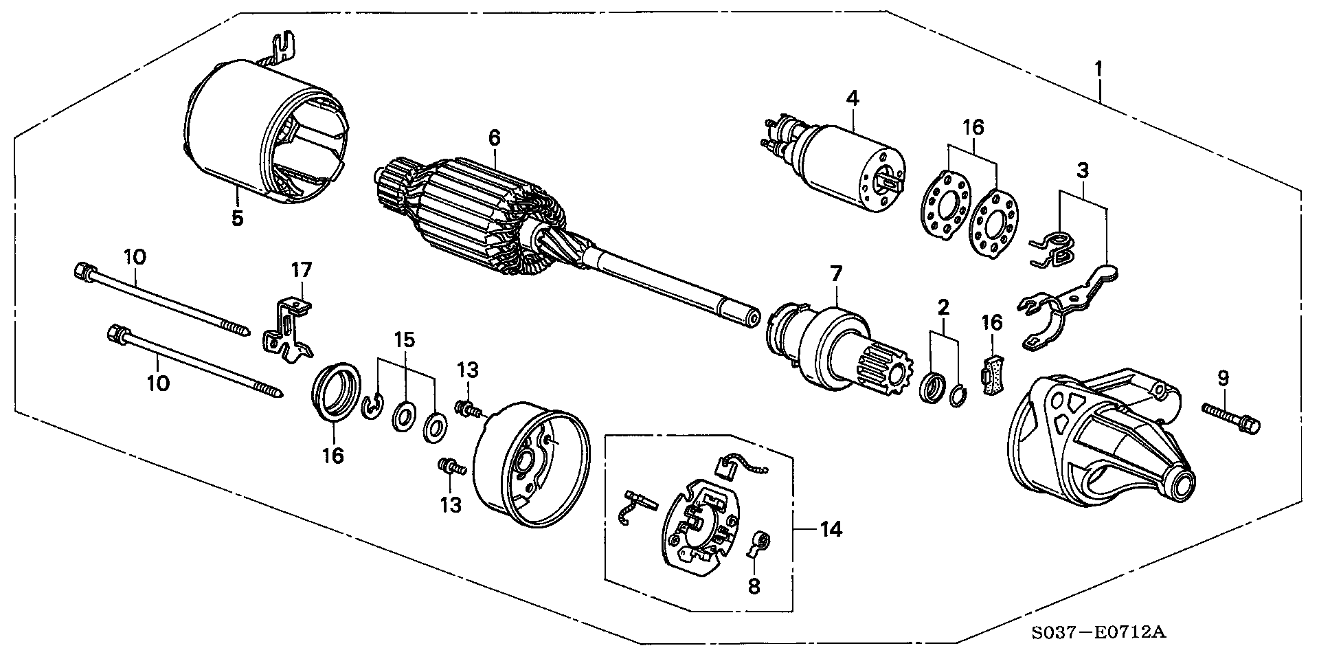 Honda 31200P06L03 - Стартер vvparts.bg