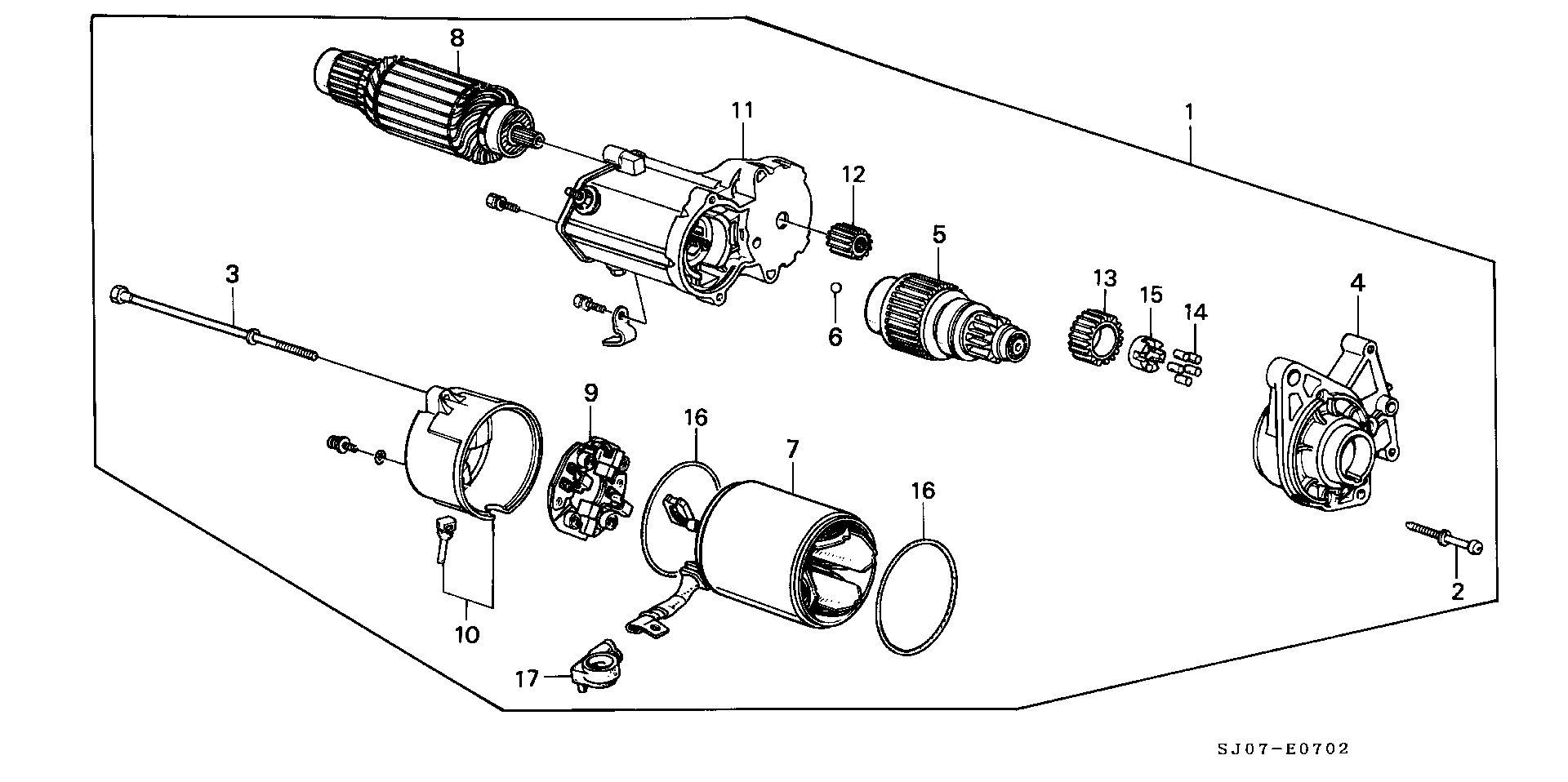 Honda 31200PD2661 - Стартер vvparts.bg