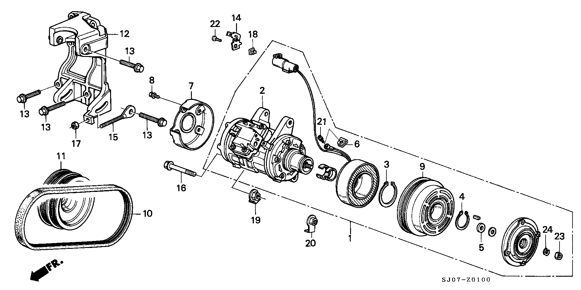 NISSAN 38920PH1003 - Пистов ремък vvparts.bg