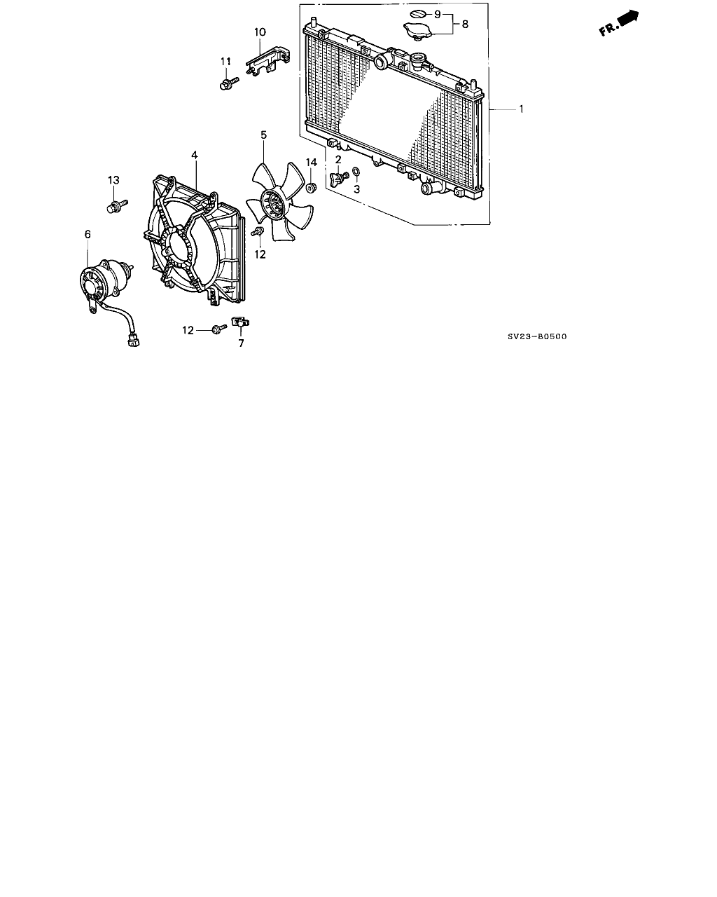 Honda 19010-P0H-A51 - Радиатор, охлаждане на двигателя vvparts.bg