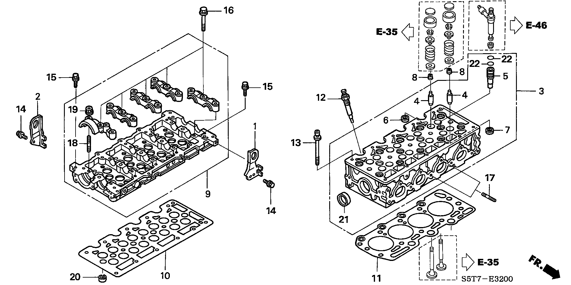 Honda 12211-PLZ-D00 - Гумичка на клапан, уплътн. пръстен, стъбло на кл. vvparts.bg