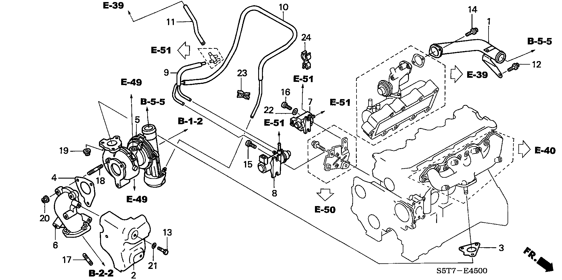 Honda 18900-PLZ-D00 - Турбина, принудително пълнене с въздух vvparts.bg