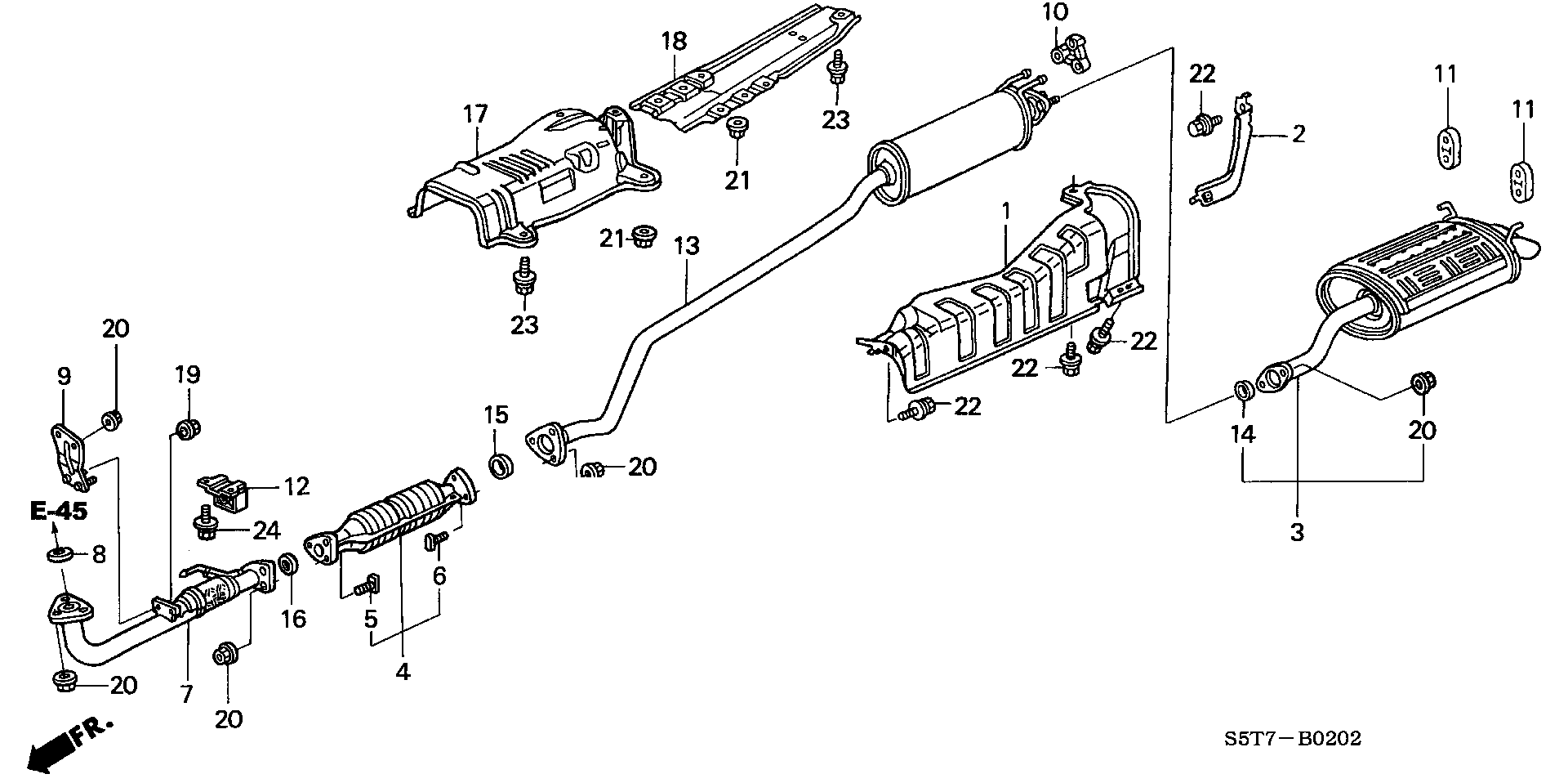 Honda 18212-SM4-003 - Уплътнителен пръстен, изпуск. тръба vvparts.bg