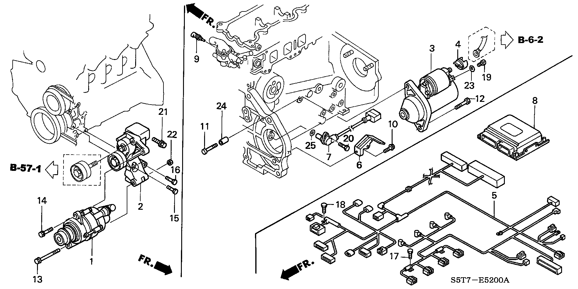 Honda 31160-PLZ-D00 - Ремъчен обтегач, пистов ремък vvparts.bg