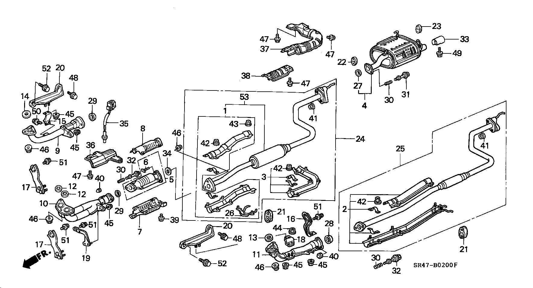 Honda 18030-SR4-A20 - Крайно гърне vvparts.bg