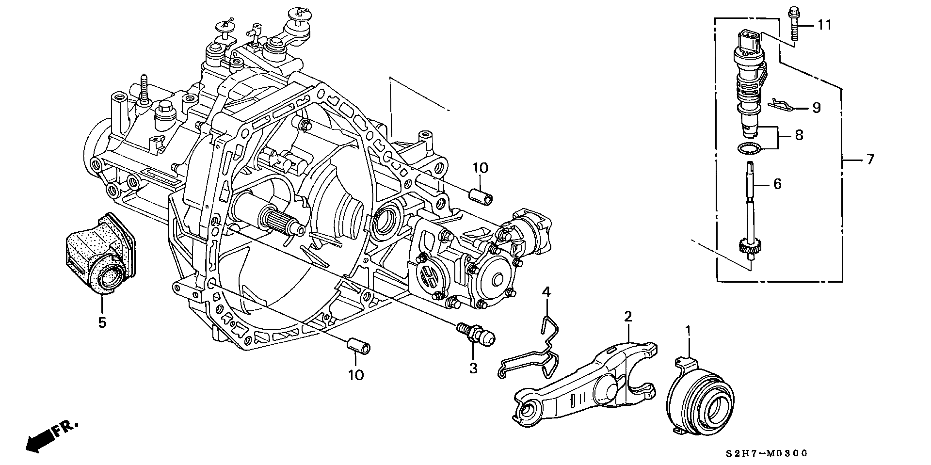 Honda 22810-PLW-003 - Аксиален лагер vvparts.bg