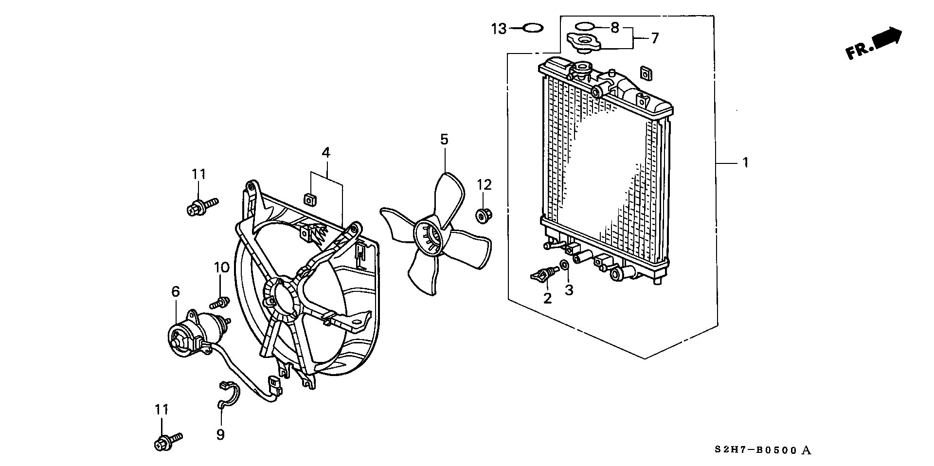 Rover 19010PEL003 - Радиатор, охлаждане на двигателя vvparts.bg