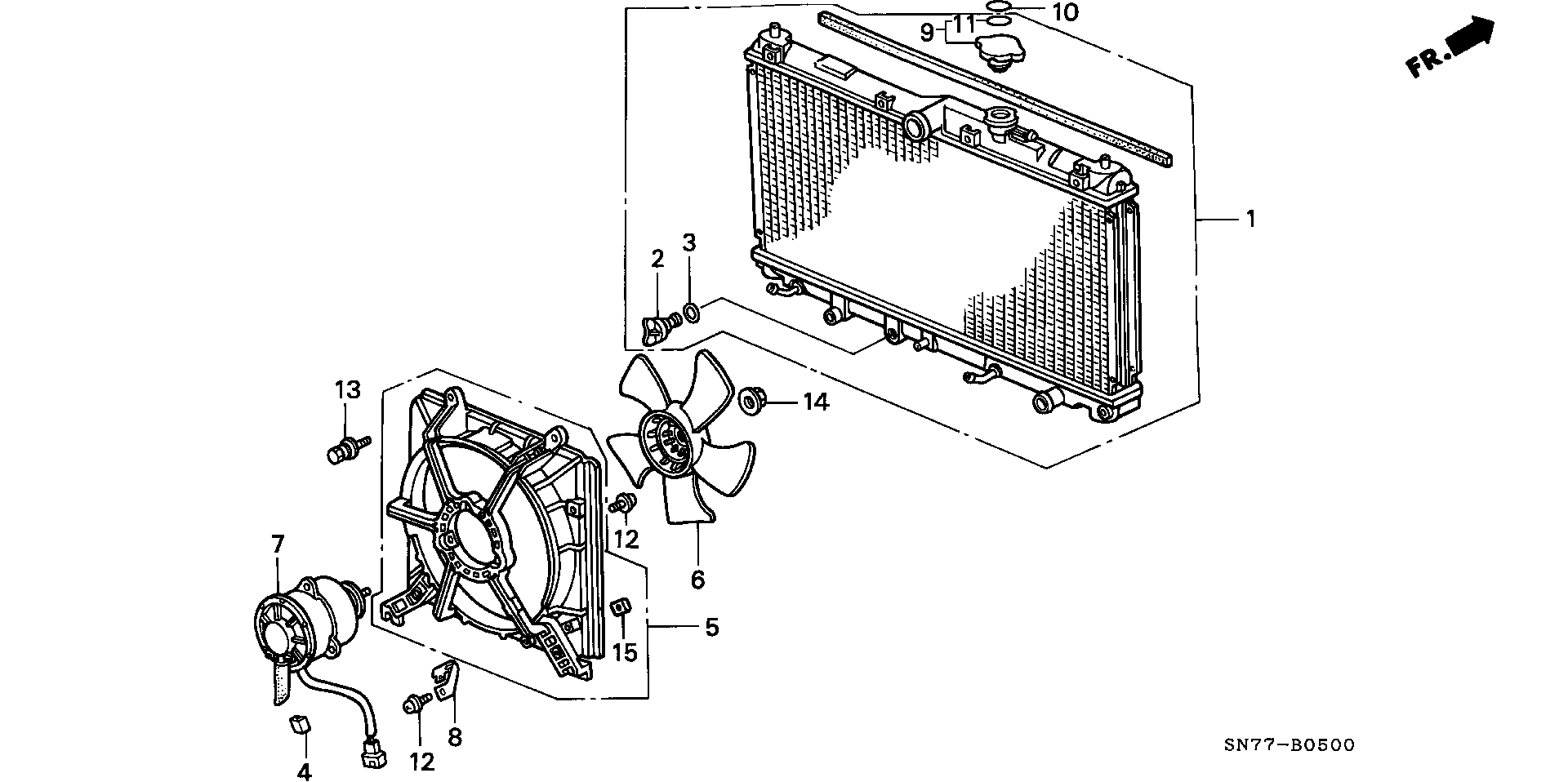 Volvo 19010P45505 - Радиатор, охлаждане на двигателя vvparts.bg