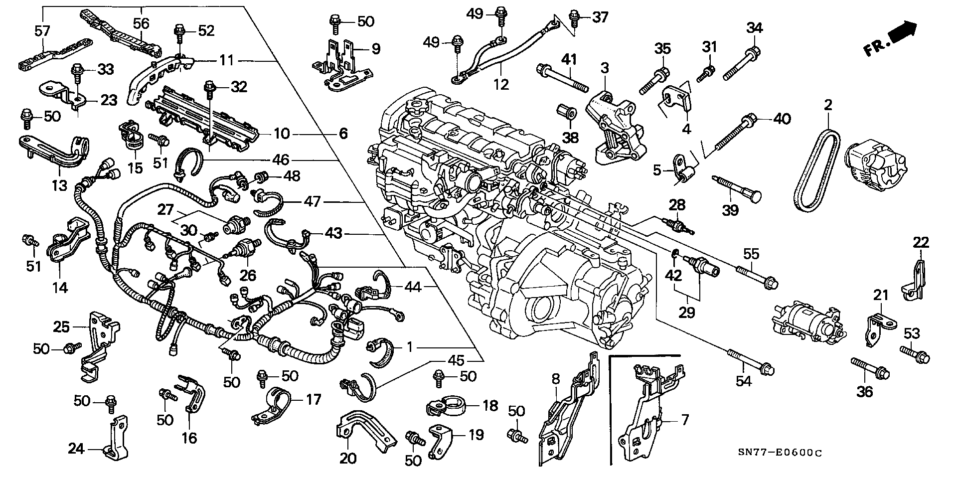 MAZDA 31110P44G03 - Пистов ремък vvparts.bg