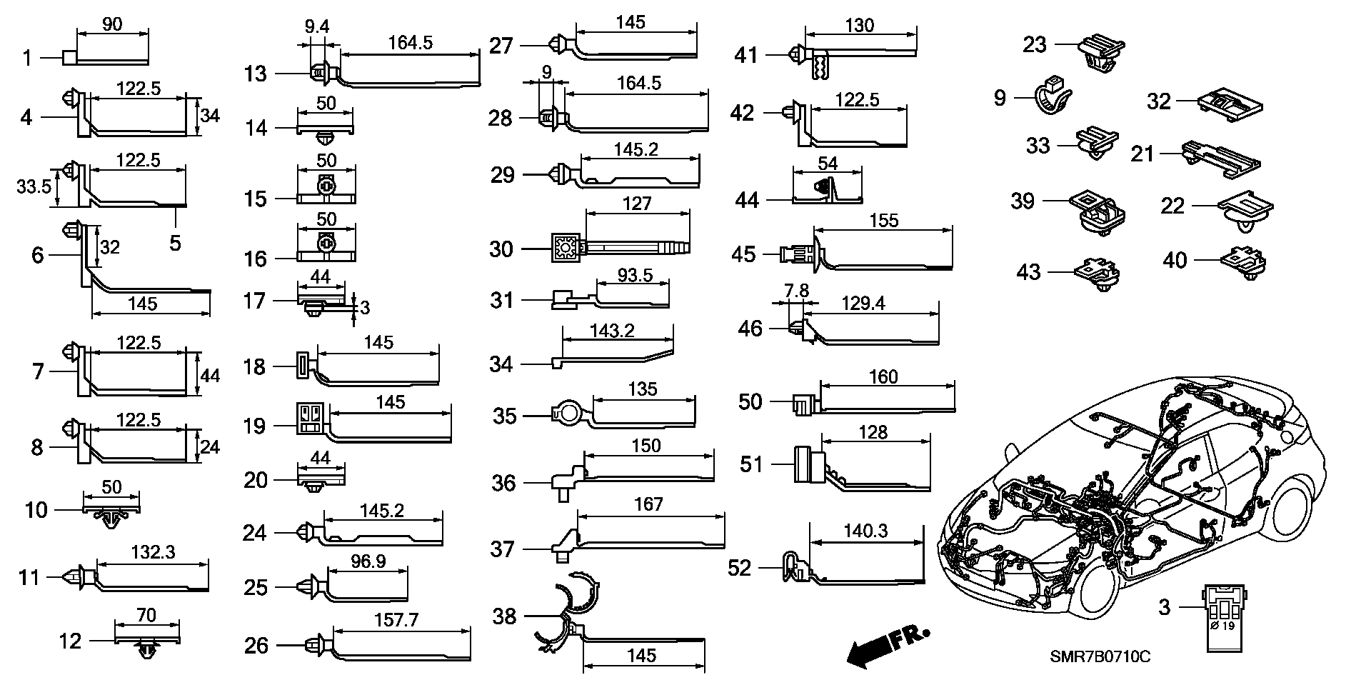 Honda 91531SFA003 - Гайка vvparts.bg