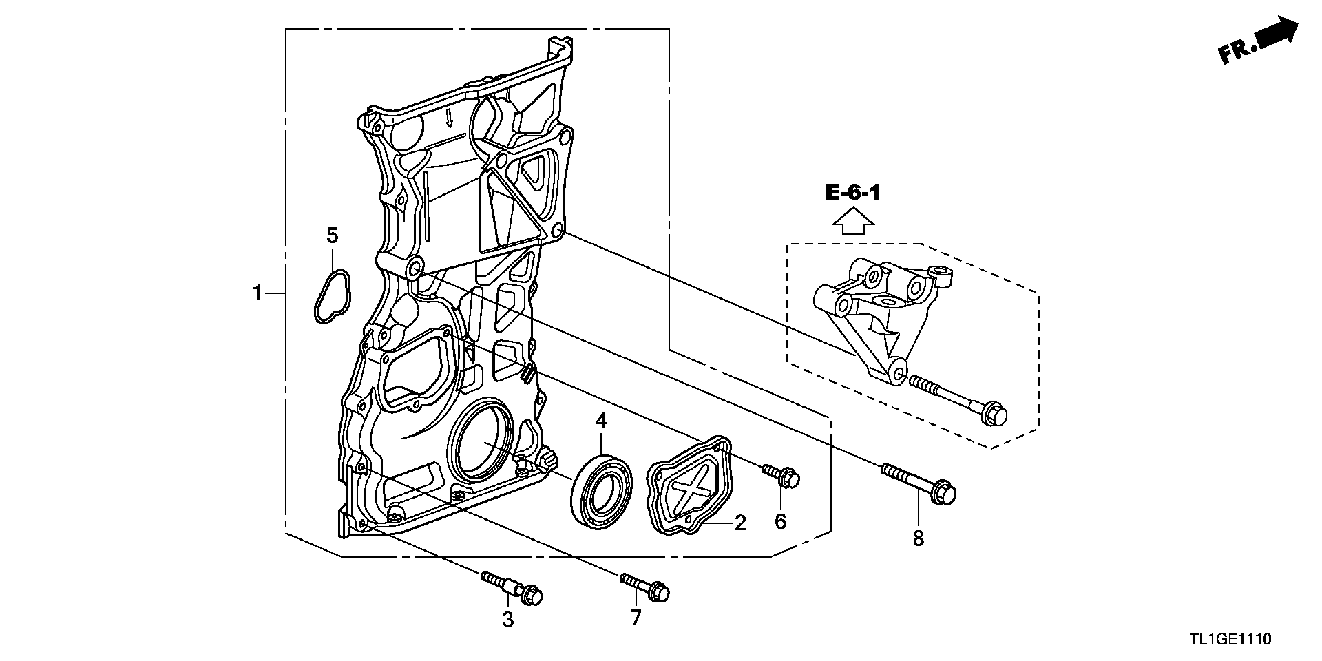 ACURA 91212-RNA-A01 - Семеринг, колянов вал vvparts.bg