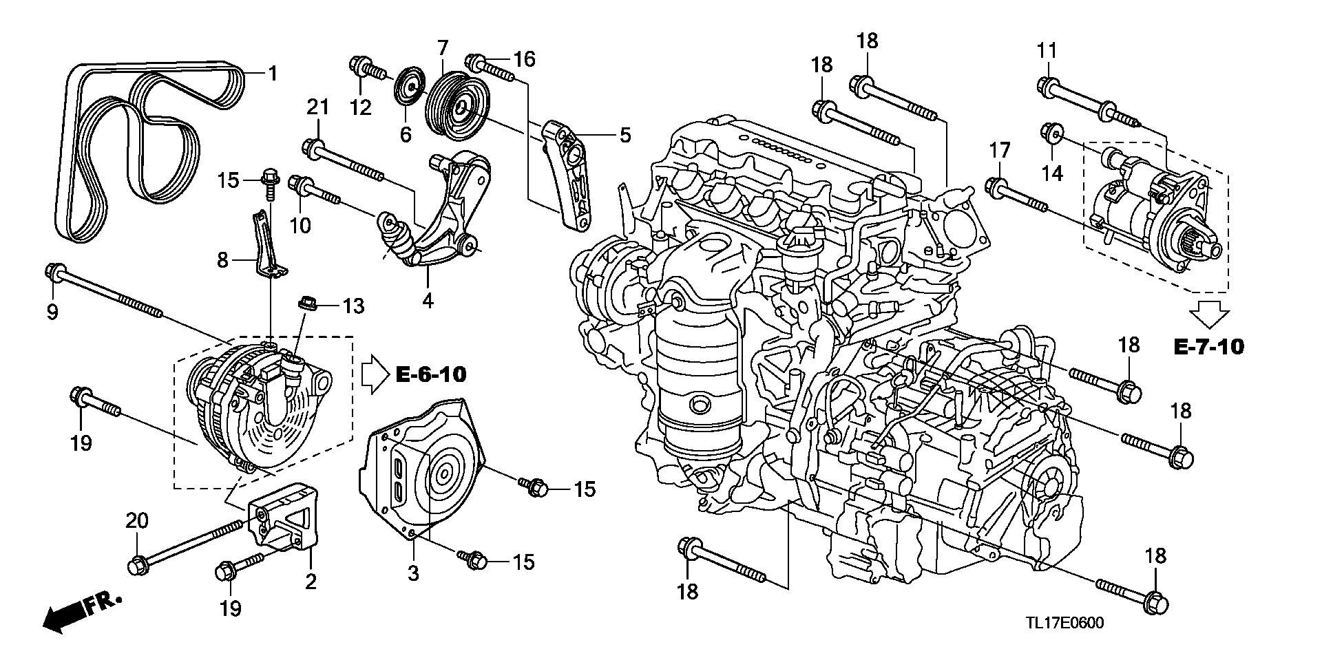 Honda 31110-RL2-G01 - Пистов ремък vvparts.bg