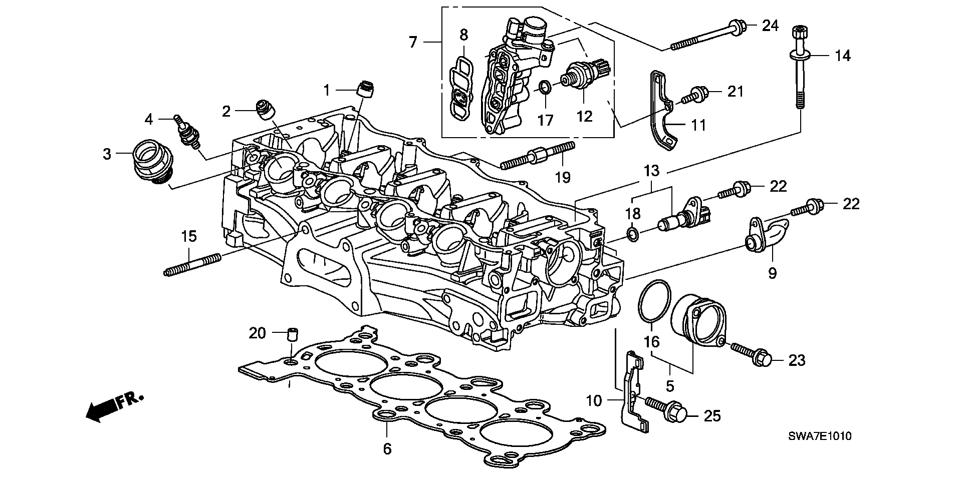 Honda 12211-P45-G01 - Гумичка на клапан, уплътн. пръстен, стъбло на кл. vvparts.bg