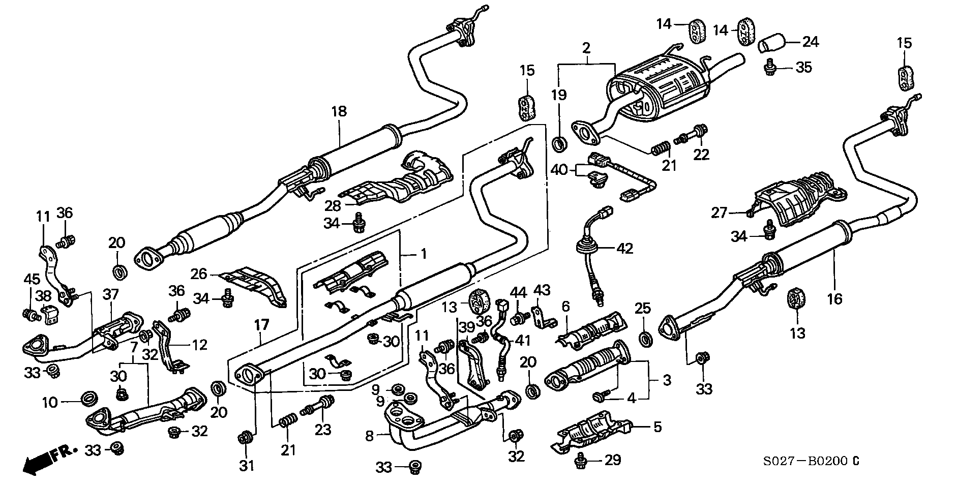 Honda 18030S01E10 - Крайно гърне vvparts.bg