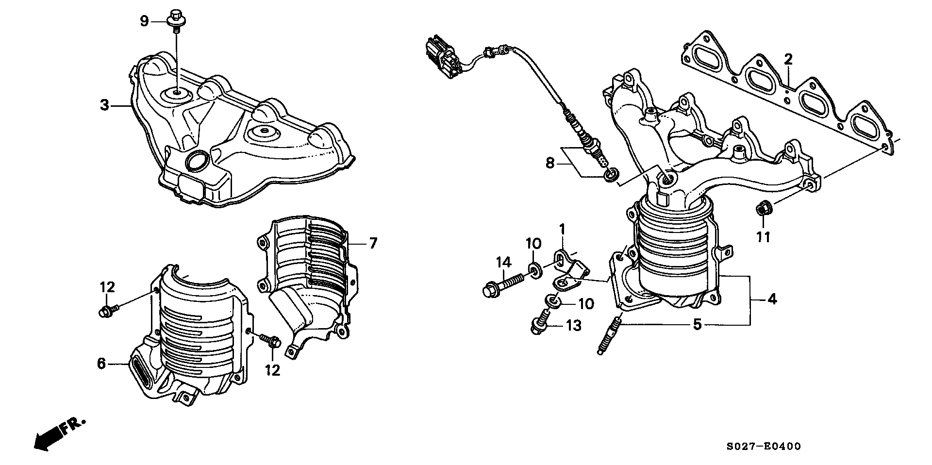 HONDA Motorcycles 36531P2EA01 - Ламбда-сонда vvparts.bg