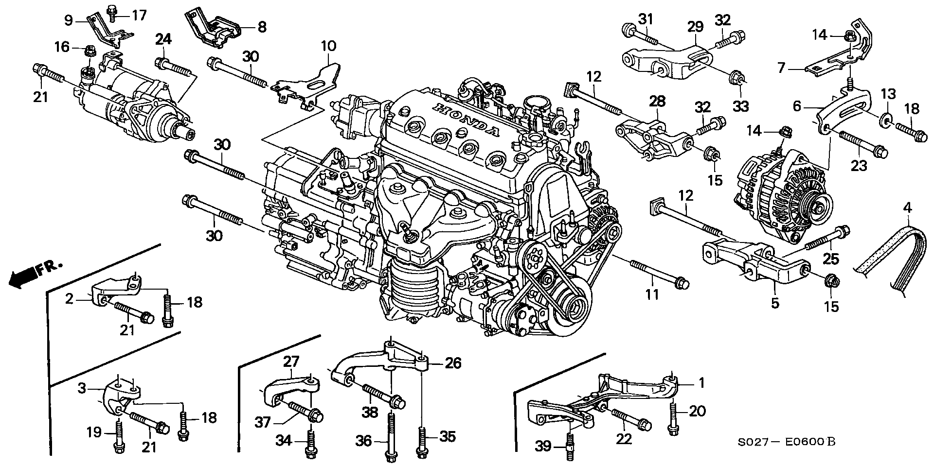 NISSAN 31110P2A004 - Пистов ремък vvparts.bg