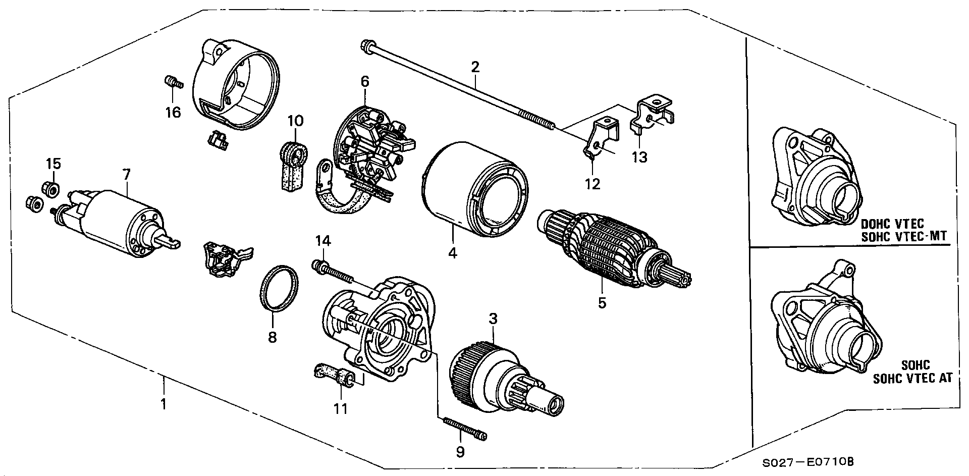 Honda 31 200-P2C-004 - Стартер vvparts.bg