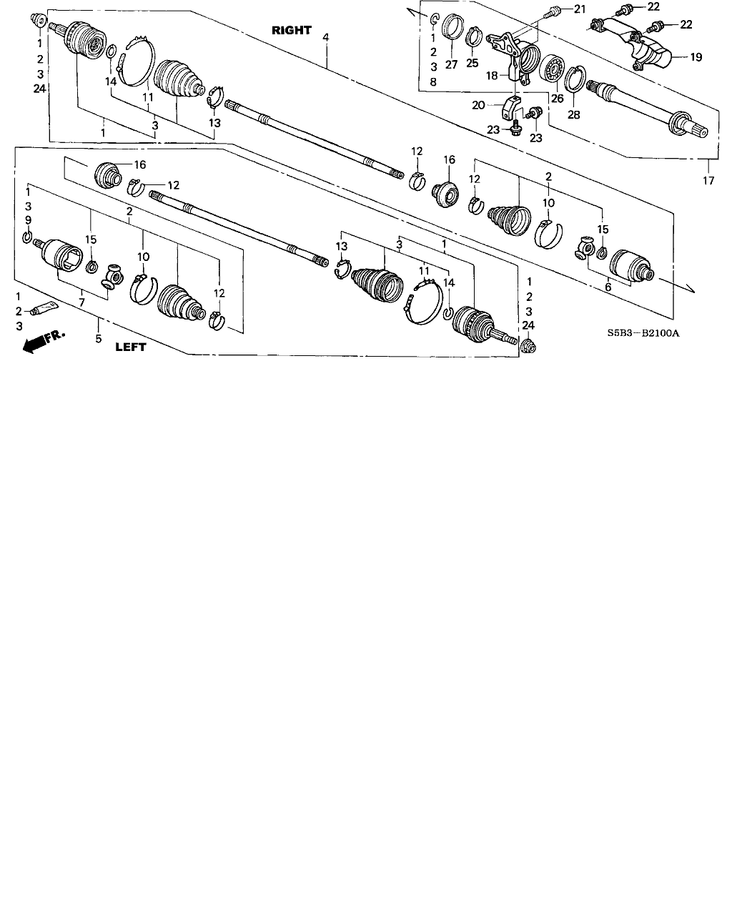 Honda 90305-692-010 - Комплект колесен лагер vvparts.bg