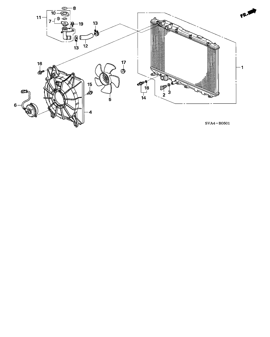 ACURA 19045-RAA-003 - Капачка, радиатор vvparts.bg