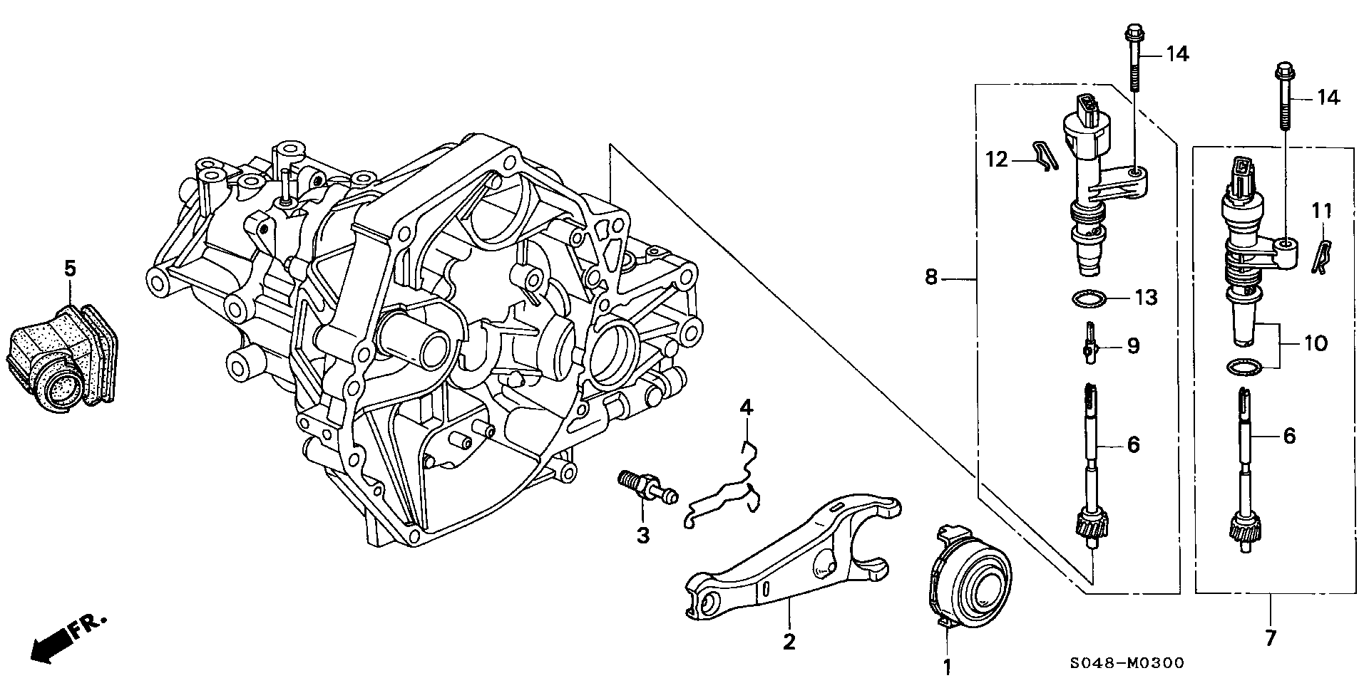 Honda 22810-P20-003 - Аксиален лагер vvparts.bg