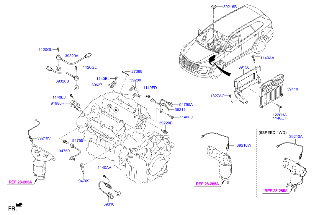 KIA 39210 3CAA0 - Ламбда-сонда vvparts.bg