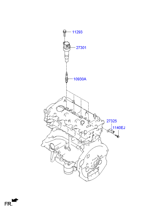 Hyundai 18846 11070 - Запалителна свещ vvparts.bg