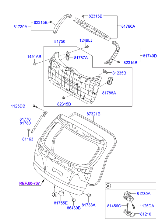 KIA 817802Y000 - Газов амортисьор, багажно / товарно пространство vvparts.bg