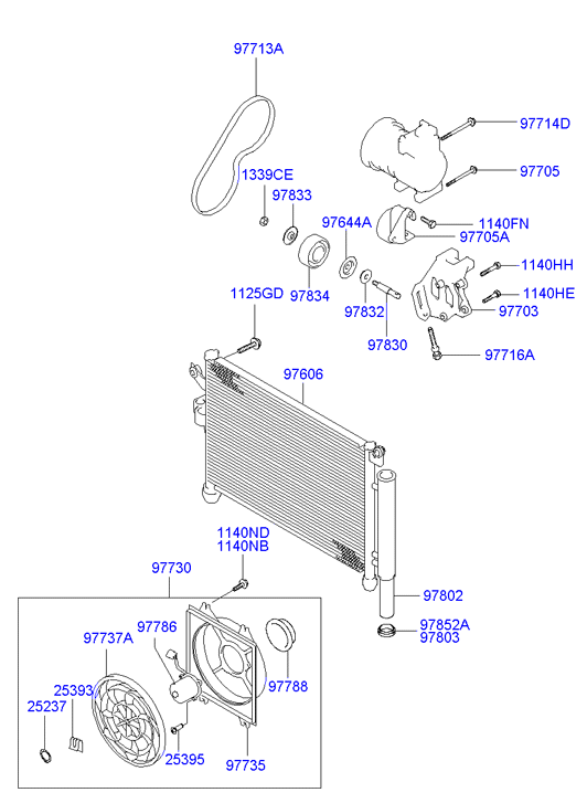 Honda 977132D000 - Пистов ремък vvparts.bg