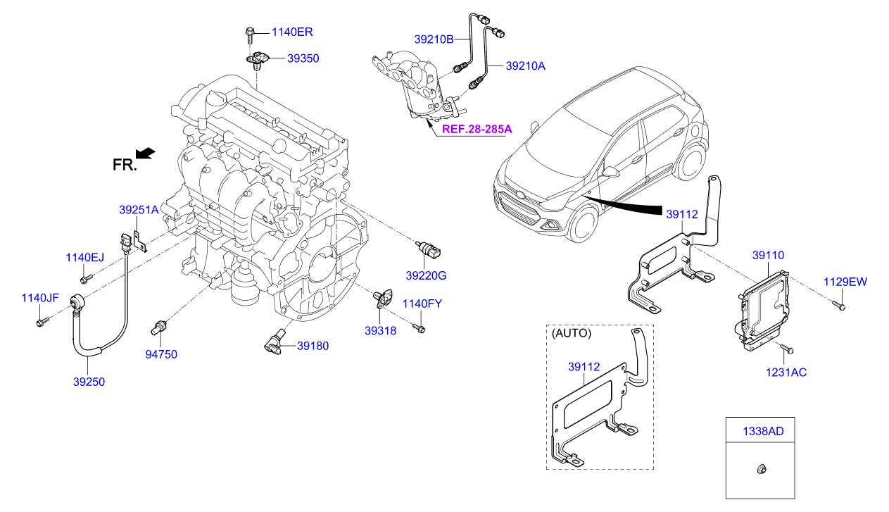 KIA 39350-3F000 - Импулсен датчик, колянов вал vvparts.bg