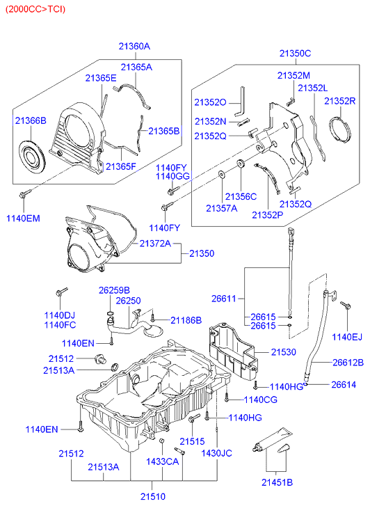 KIA 21513-23000 - Уплътнителен пръстен, пробка за източване на маслото vvparts.bg