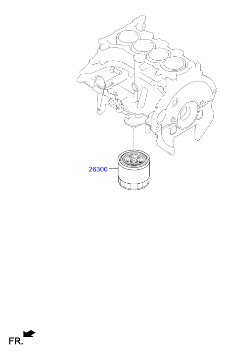 Hyundai 26300-35504 - Маслен филтър vvparts.bg