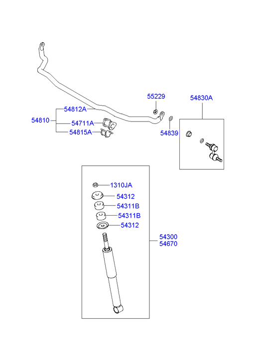 KIA 54830-4A600 - Биалета vvparts.bg