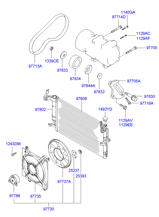 TOYOTA 978532D000 - Изсушител, климатизация vvparts.bg