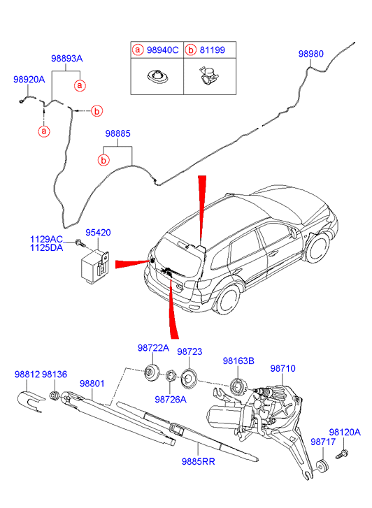 Buessing 988202B000 - Перо на чистачка vvparts.bg