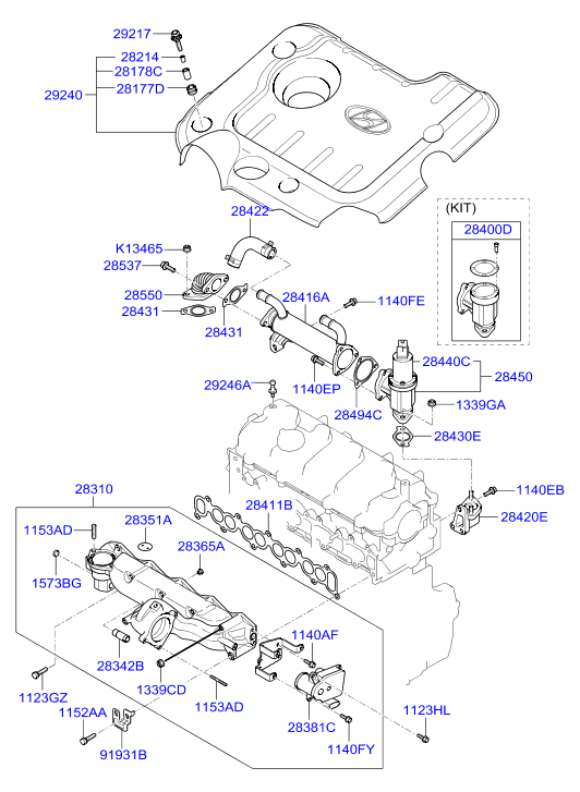 Buessing 28410-27410 - AGR-Клапан vvparts.bg