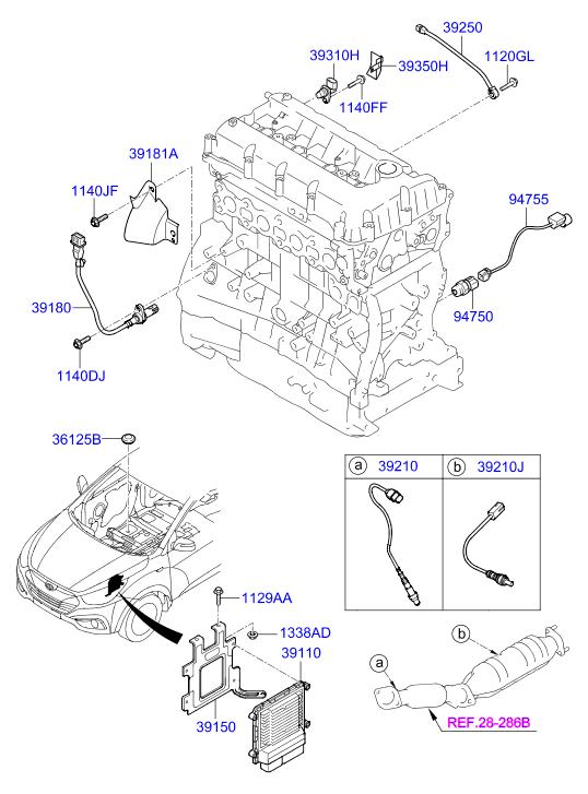 KIA 392102G650 - Ламбда-сонда vvparts.bg