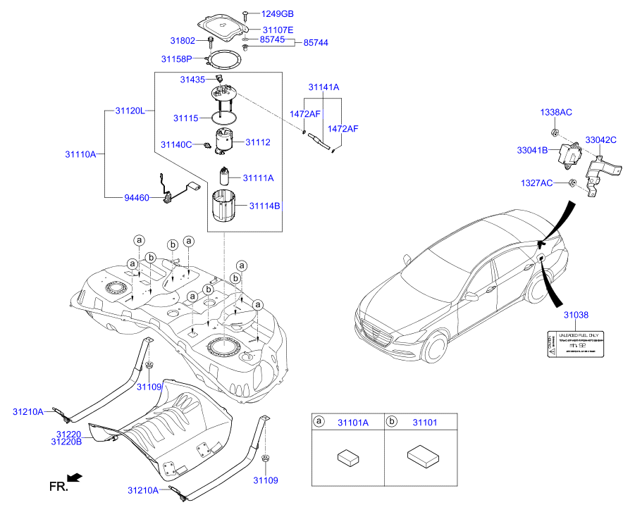 KIA 31112B1000 - Горивен филтър vvparts.bg